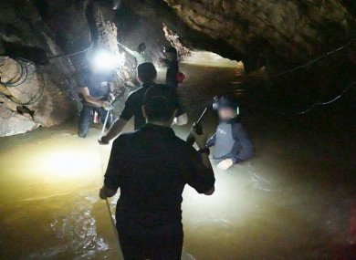 Thai navy seals are part of the rescue efforts