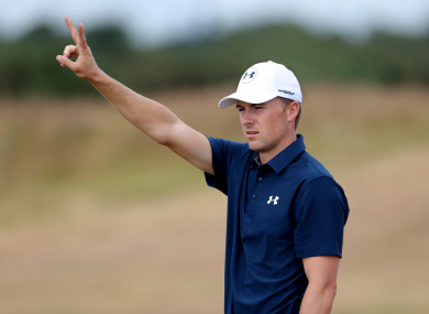 USA's Jordan Spieth during preview day three of The Open Championship 2018 at Carnoustie Golf Links, Angus.