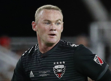 DC United forward Wayne Rooney