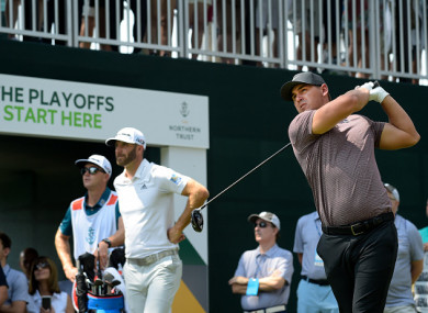 Koepka in action on Friday.