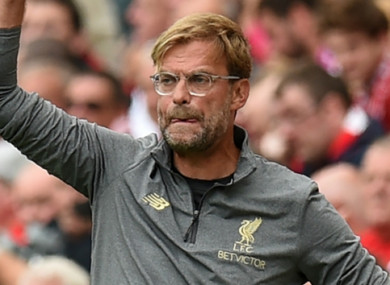 Jurgen Klopp (file pic).