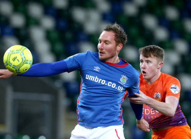 Campion played with Linfield up until May.