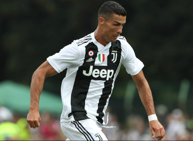 Juventus superstar Cristiano Ronaldo