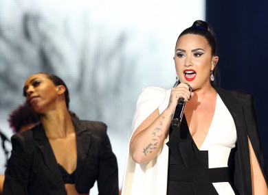 Demi Lovato performs at the Rock in Rio Lisboa 2018 festival in Lisbon in June.