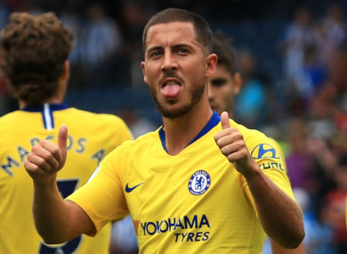 Staying put: Eden Hazard.