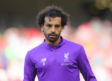 Liverpool's Mohamed Salah (file pic).