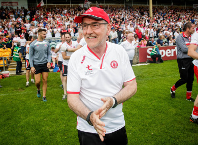 Tyrone manager Mickey Harte.