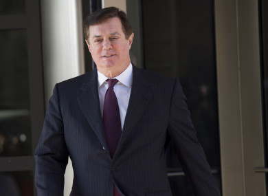 Former Trump campaign manager Paul Manafort