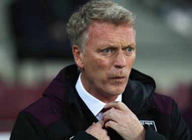 David Moyes (file pic).