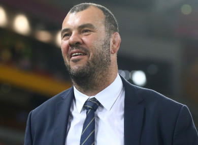 Australia coach Michael Cheika.