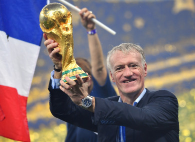 Deschamps guided France to World Cup glory in Russia.