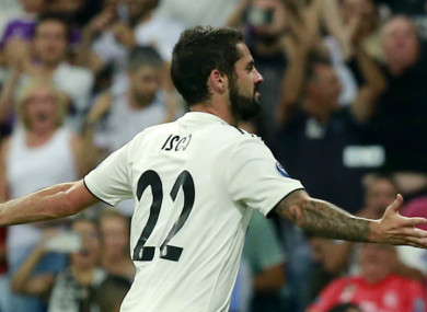 Real Madrid star Isco.