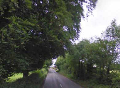 The crash took place on the Ballinagar road.