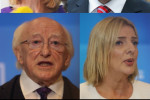 From left to right/top to bottom: Peter Casey, Gavin Duffy, Joan Freeman, Seán Gallagher, Michael D Higgins and Liadh Ní Riada.