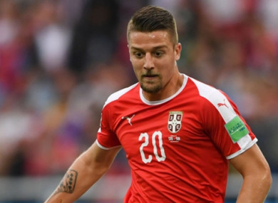Sergej Milinkovic-Savic (file pic).