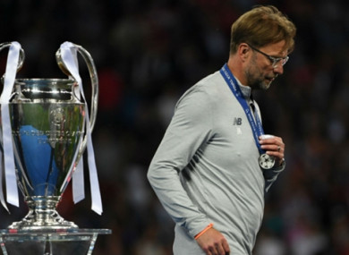 Jurgen Klopp: has seen Liverpool lose three finals since his arrival.