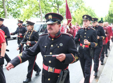 The Apprentice Boys of Derry march through London on 16 September 2017 to remember Ulstermen who fought in World War I.