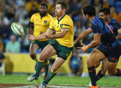 Done deal: Australia fly-half Bernard Foley.