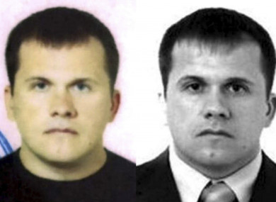 Images issued by Bellingcat of the second suspect in the Sergei and Yulia Skripal poisoning case that the investigative website have named as Dr Alexander Yevgenyevich Mishkin