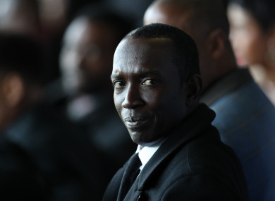 Former Aston Villa and Manchester United striker, Dwight Yorke.