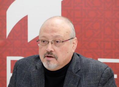 File photo dated March 2018 of Saudi journalist Jamal Khashoggi, killed in Istanbul on 2 October, 2018.