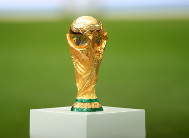 World Cup trophy (file pic).