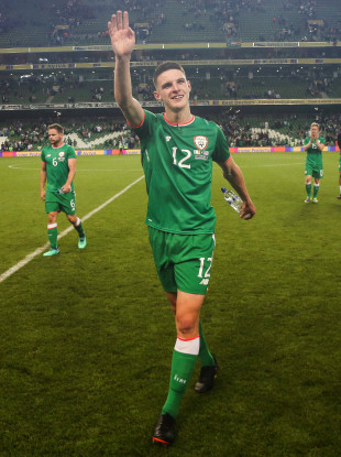 Rice has won three senior caps for Ireland.