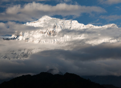 View of Mount Gurja Himal, Nepal