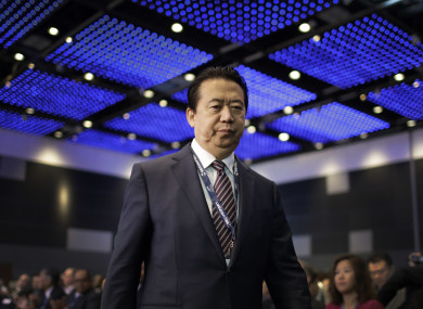 Interpol President Meng Hongwei