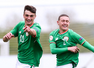 Ireland striker Troy Parrott (file pic).