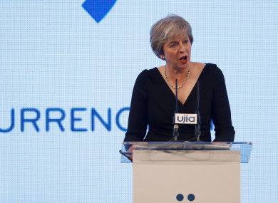 British Prime Minster Theresa May