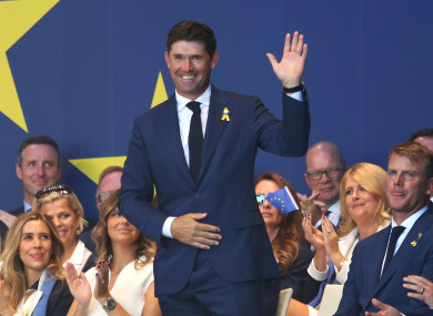 Harrington was a Vice-Captain for Team Europe for the 2018 Ryder Cup.