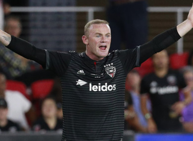 In-form: DC United forward Wayne Rooney.