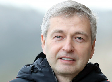 Monaco president Dmitry Rybolovlev (file pic).
