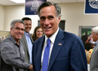Republican Utah Senator Mitt Romney.