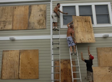 East coast residents begin preparing their homes for Hurricane Earl.