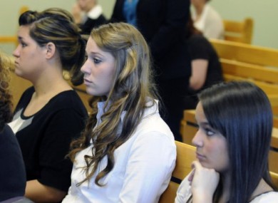 Ashley Longe, left, Flannery Mullins, center, and Sharon Chanon Velazquez, right.