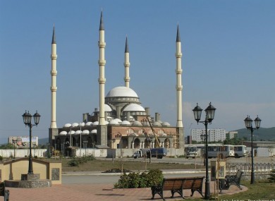 The Kadyrov Mosque in Grozny, Chechnya: the North Caucasus region has struggled to suppress an Islamic insurgence in recent years.
