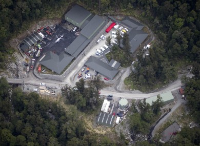 The Pike River coal mine in New Zealand, where 27 workers remain missing.