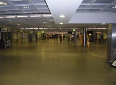 Officials detected a package of cocaine passing through Dublin Airport.