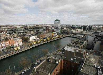 Dublin's skyline and the IFSC