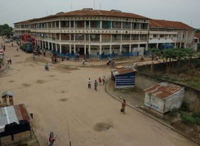 Kisangani, where the crash took place