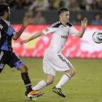 Our own Robbie Keane plays against against San Jose Earthquakes' Steven Beitashour <span class=