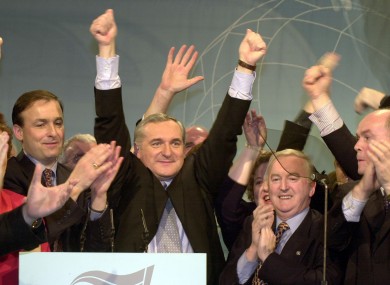 File photo from the 2000 Fianna Fáil Ard Fheis