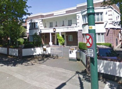 The Dutch embassy on Dublin's Merrion Road
