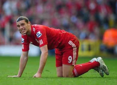 Andy Carroll: unhappy return to Tyneside.