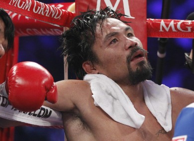 Pacquiao feels he was unlucky to be lose against Timothy Bradley earlier this month.