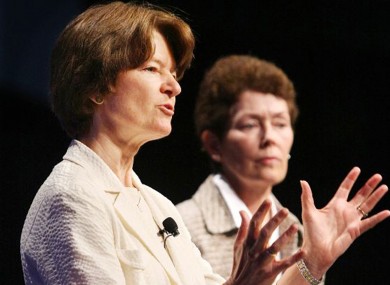 Sally Ride (left) and her partner Tam O'Shaughnessy, pictured in 2008.