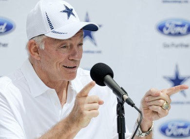 Dallas Cowboys owner Jerry Jones.