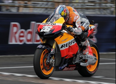 Dani Pedrosa put in a dominant display to claim the win.
